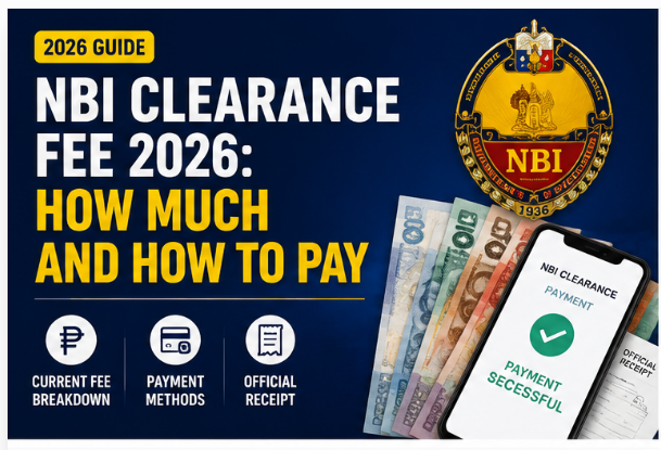 NBI Clearance fee 2026 and payment methods in the Philippines