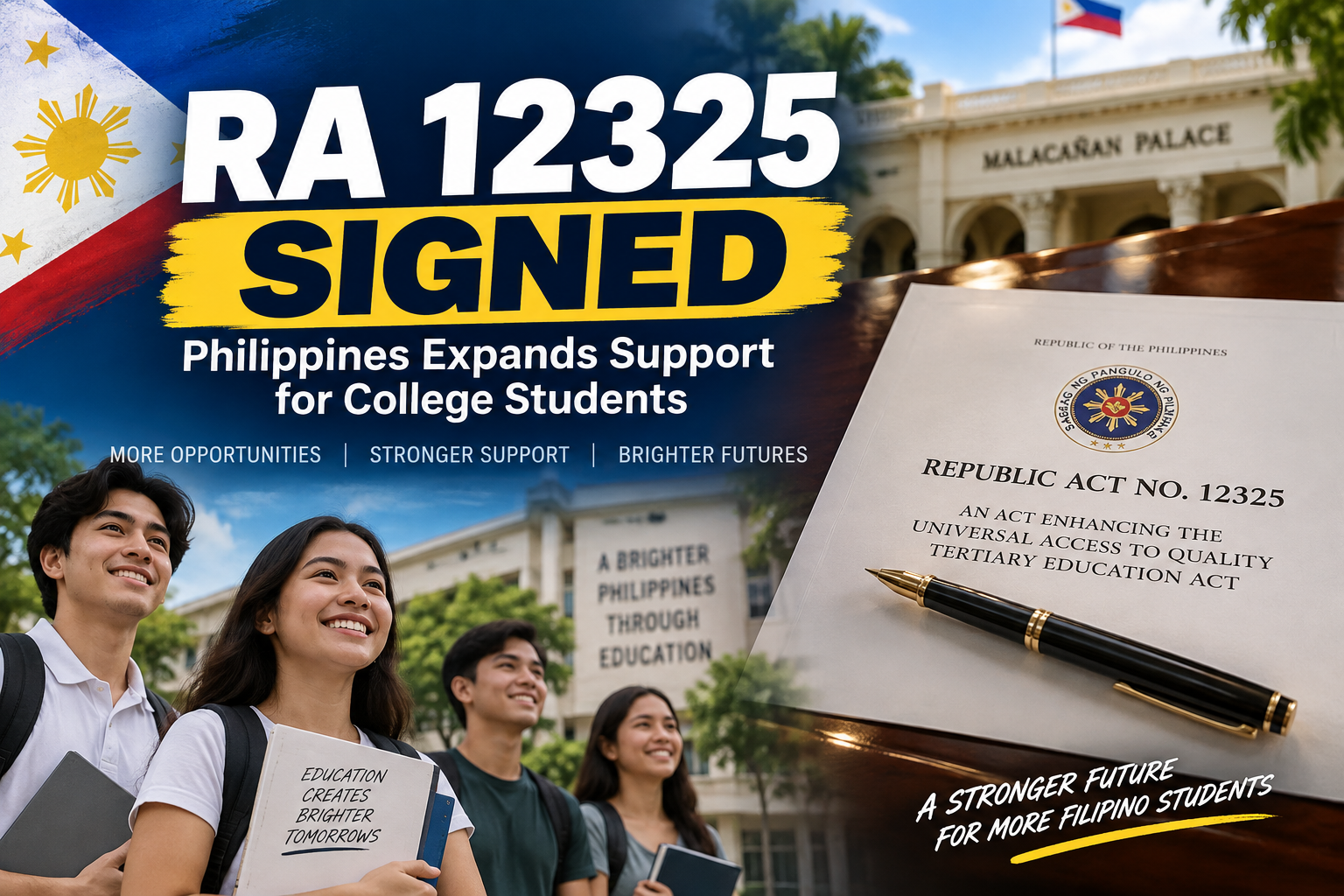 Republic Act 12325 Explained: What the Expanded Free College Law Means for Filipino Students